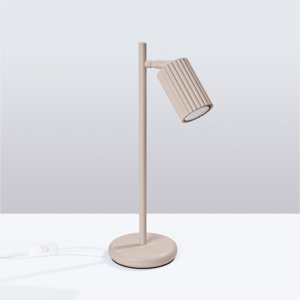 Lampe à poser Elaen taupe