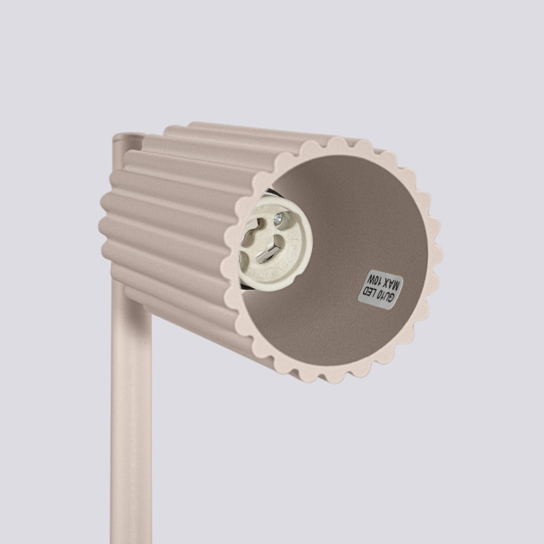 Lampe à poser Elaen taupe