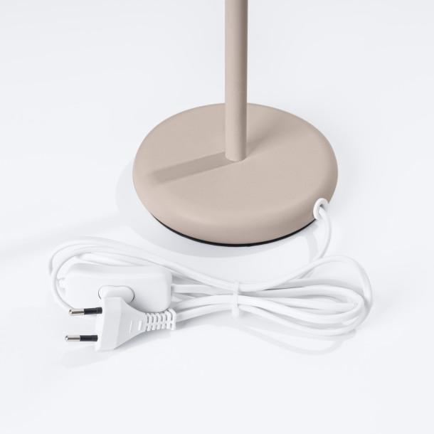 Lampe à poser Elaen taupe