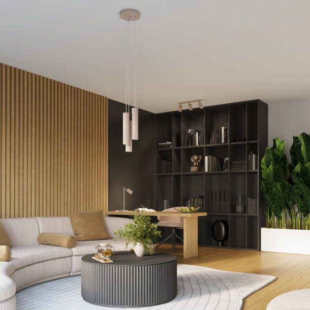 Plafonnier Elaen 40 taupe