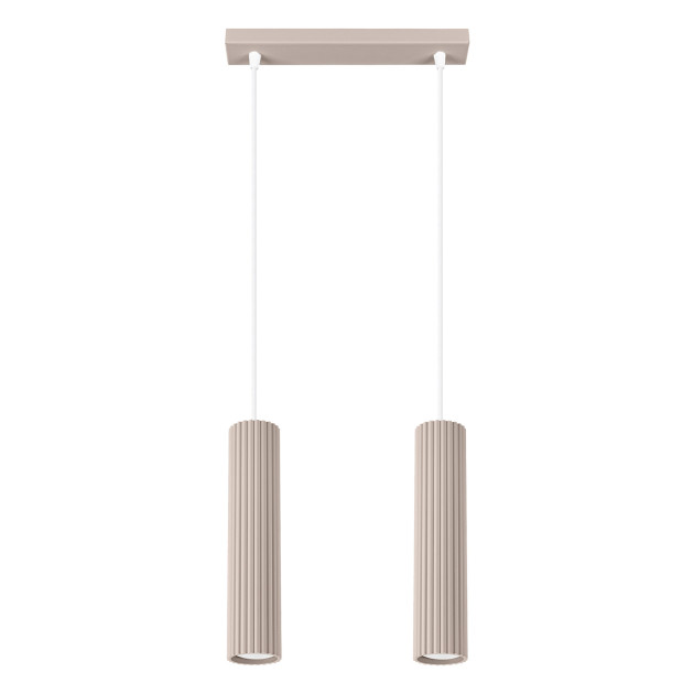 Lampe suspendue Elaen 2 taupe
