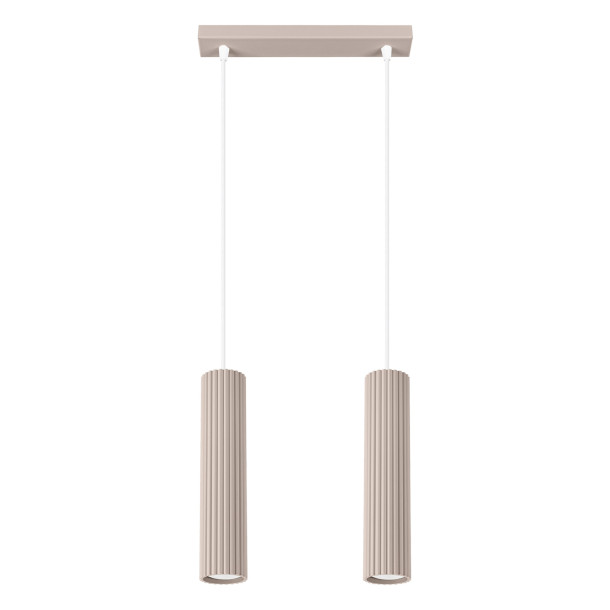 Lampe suspendue Elaen 2 taupe