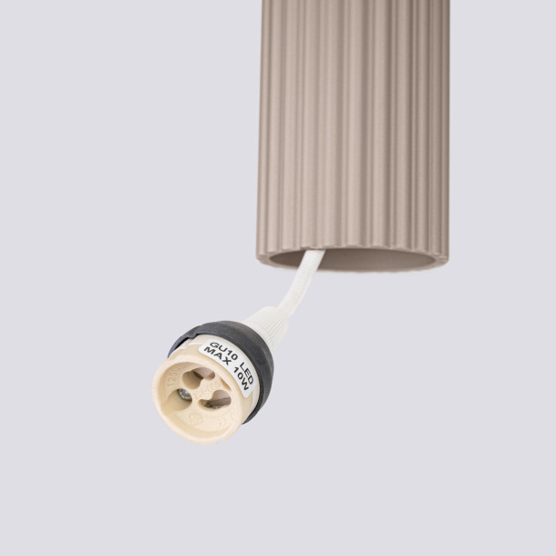 Lampe suspendue Elaen 2 taupe
