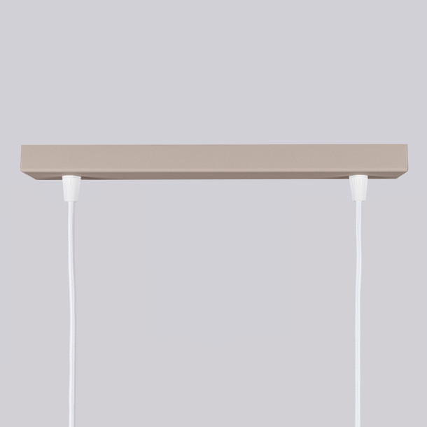 Lampe suspendue Elaen 2 taupe