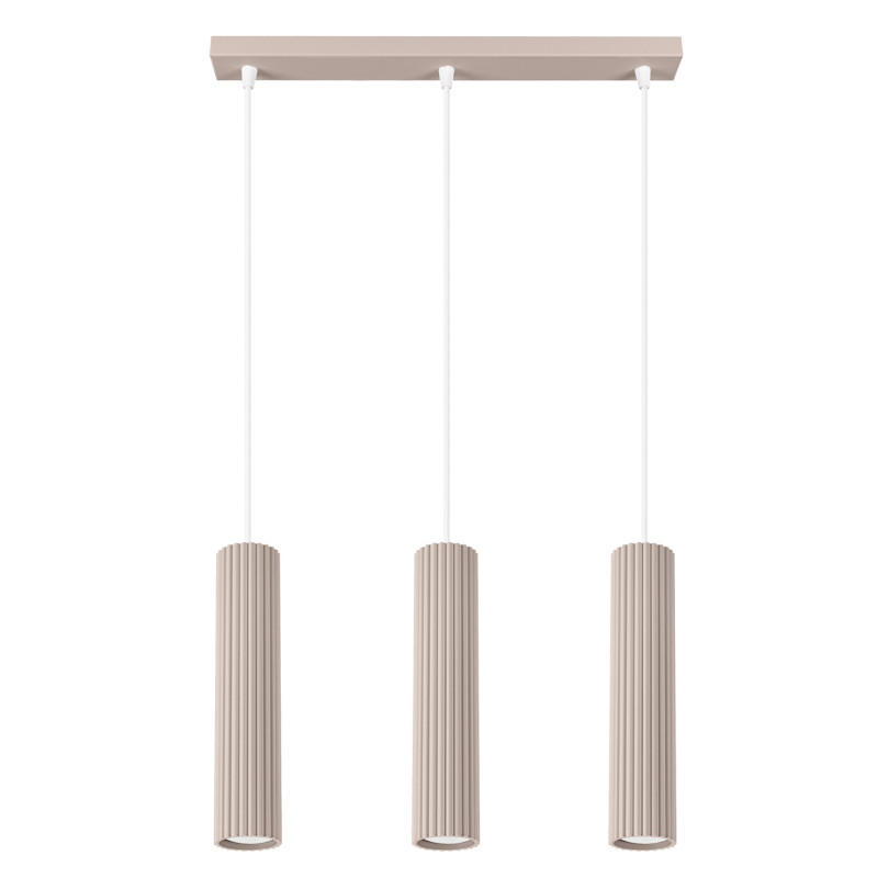 Lampe suspendue Elaen 3L taupe