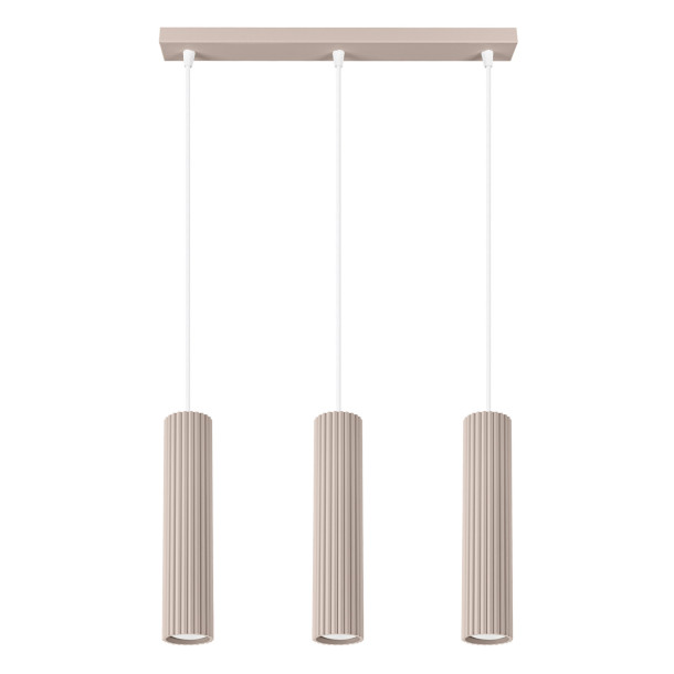 Lampe suspendue Elaen 3L taupe