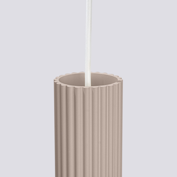 Lampe suspendue Elaen 3P taupe
