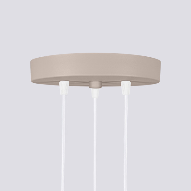 Lampe suspendue Elaen 3P taupe