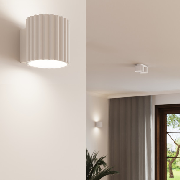 Plafonnier AURA 1 blanc Gx53