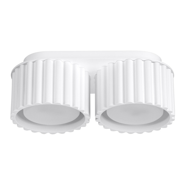 Plafonnier AURA 2 blanc Gx53
