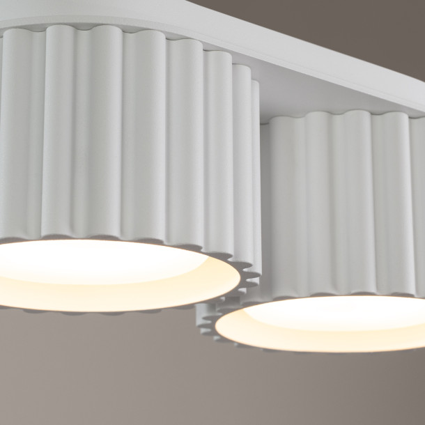 Plafonnier AURA 2 blanc Gx53