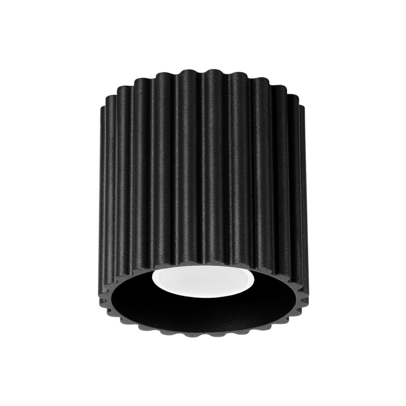 Plafonnier AURA 1 noir GU10