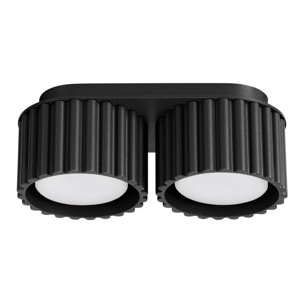 Plafonnier AURA 2 noir Gx53