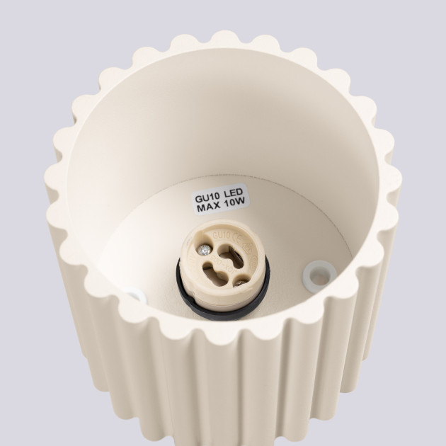 Plafonnier AURA 1 beige GU10