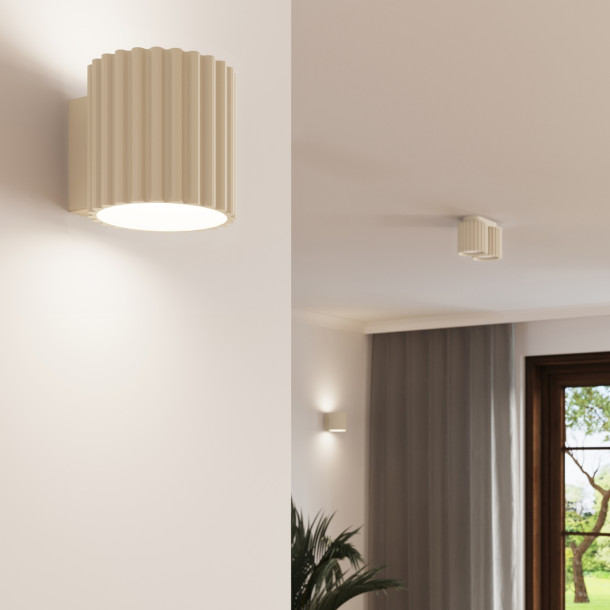 Plafonnier AURA 2 beige GU10