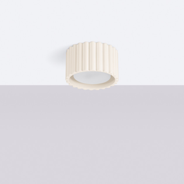 Plafonnier AURA 1 beige Gx53