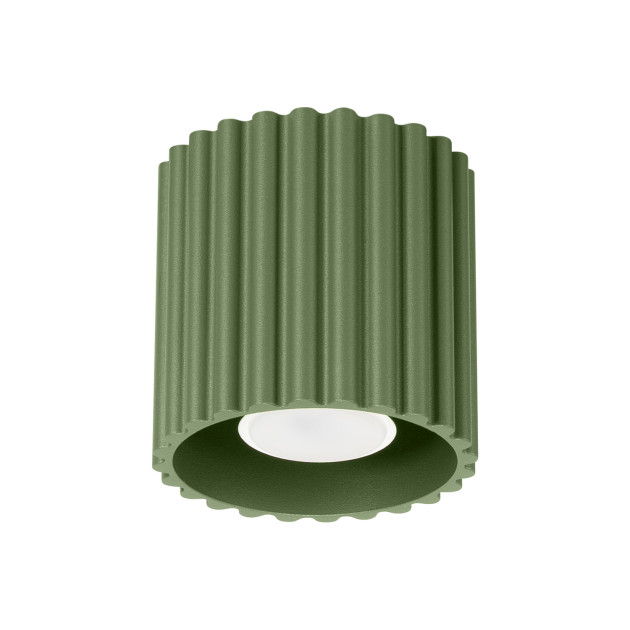 Plafonnier AURA 1 vert olive GU10
