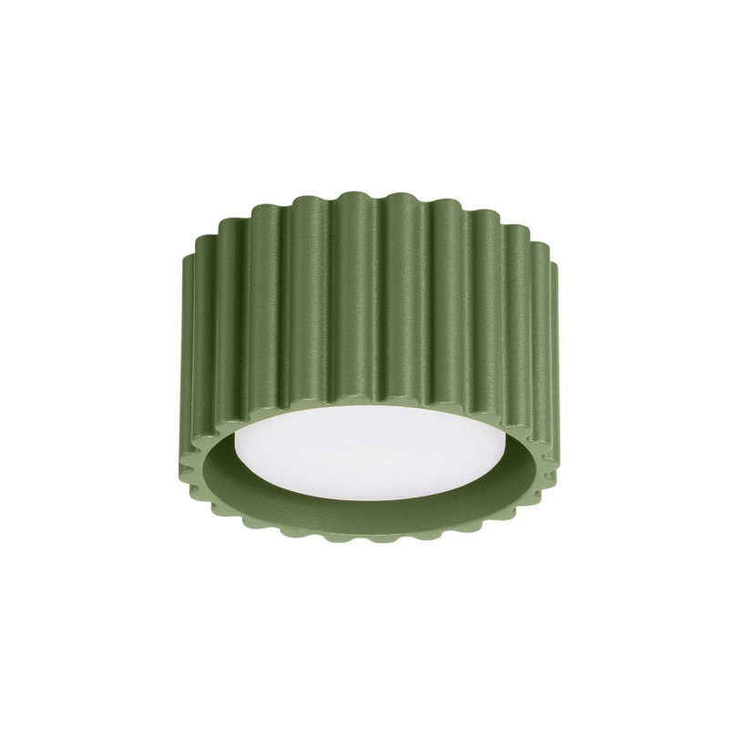 Plafonnier AURA 1 vert olive Gx53