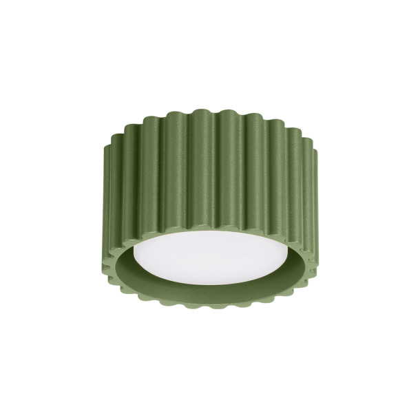 Plafonnier AURA 1 vert olive Gx53