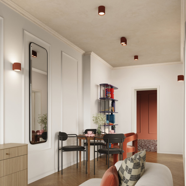 Applique AURA rouge ochra G9