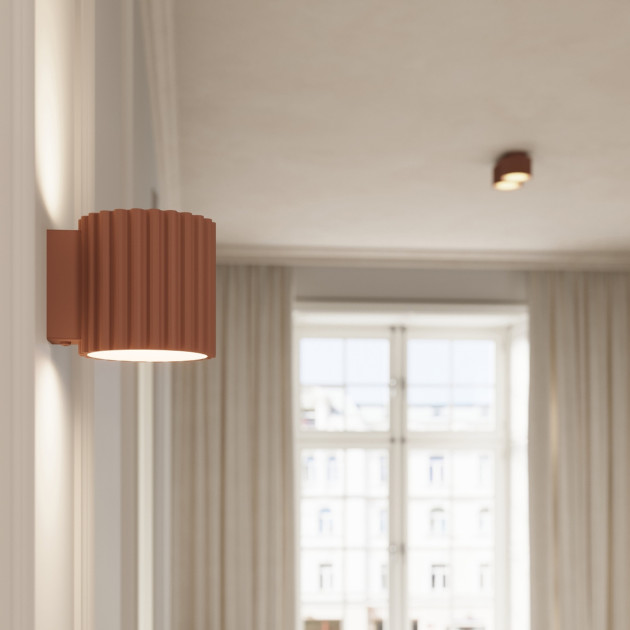 Plafonnier AURA 1 moka Gx53