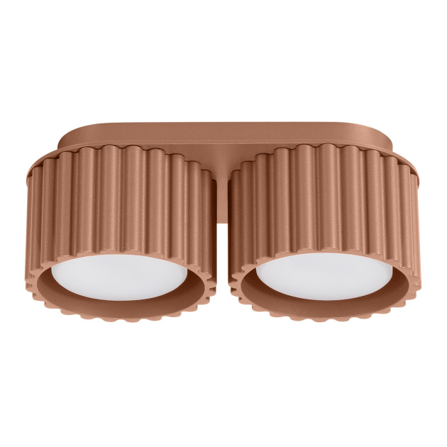 Plafonnier AURA 2 moka Gx53
