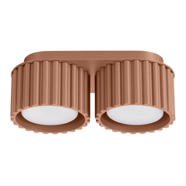 Plafonnier AURA 2 moka Gx53