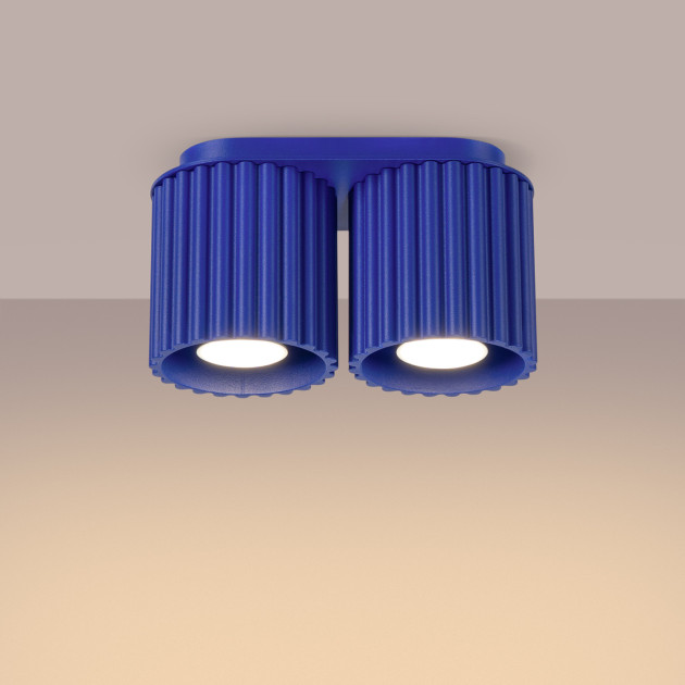 Plafonnier AURA 2 ultramarine GU10