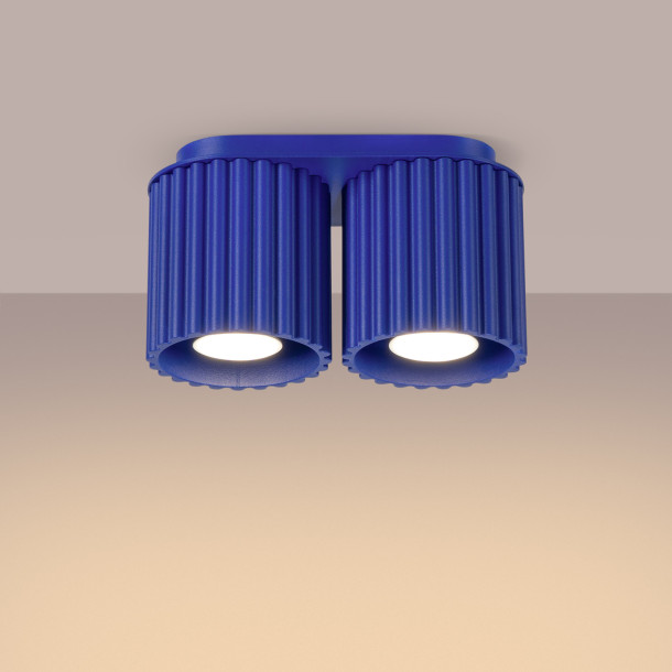 Plafonnier AURA 2 ultramarine GU10