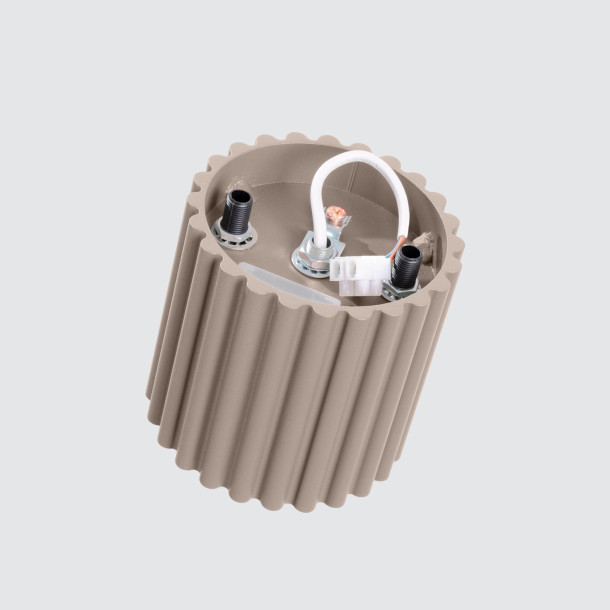 Plafonnier AURA 1 taupe GU10