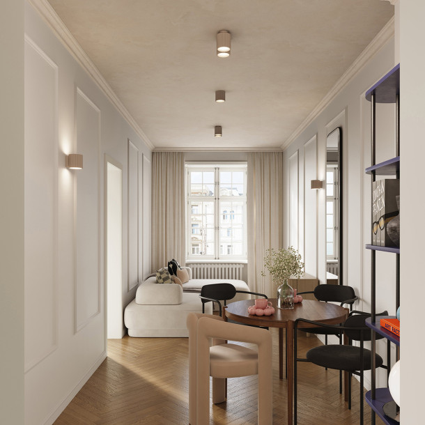 Plafonnier AURA 1 taupe GU10