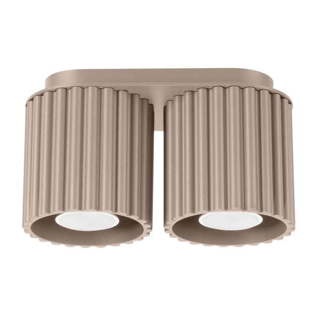 Plafonnier AURA 2 taupe GU10