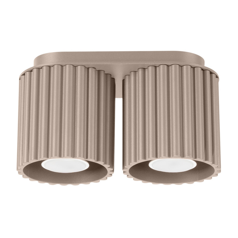 Plafonnier AURA 2 taupe GU10