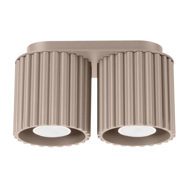 Plafonnier AURA 2 taupe GU10