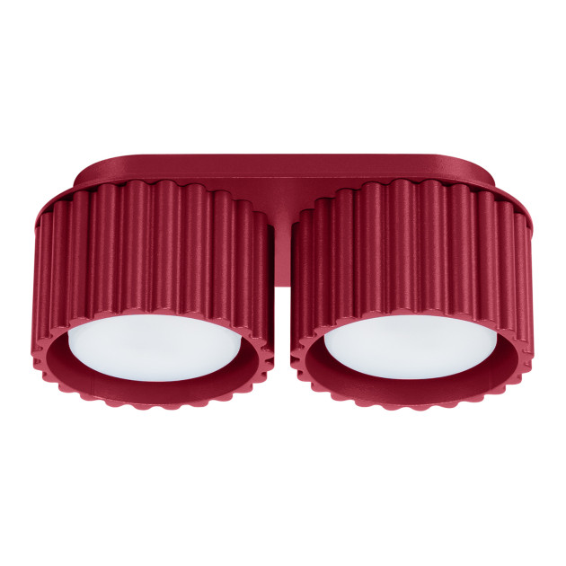Plafonnier AURA 2 bordeaux Gx53