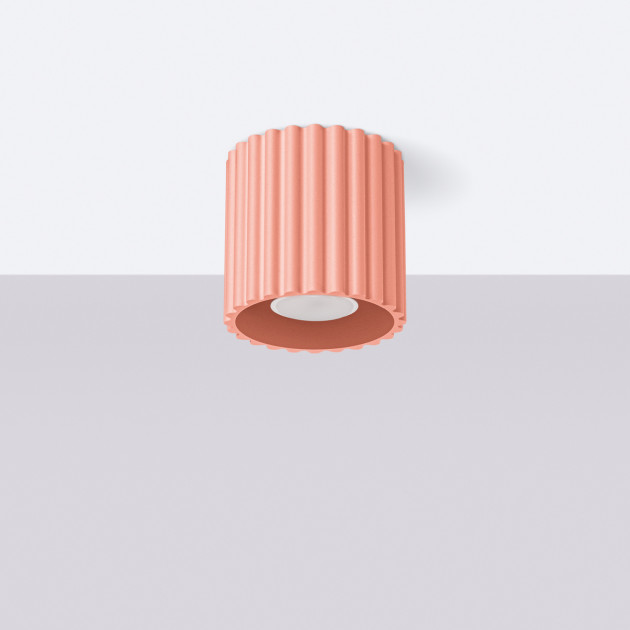 Plafonnier AURA 1 peach GU10