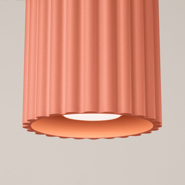 Plafonnier AURA 1 peach GU10
