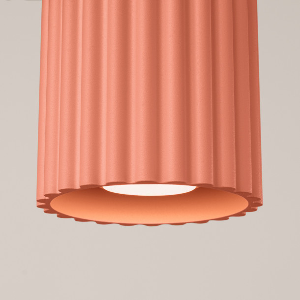 Plafonnier AURA 1 peach GU10