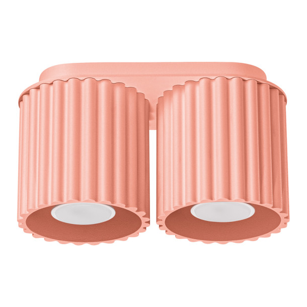Plafonnier AURA 2 peach GU10