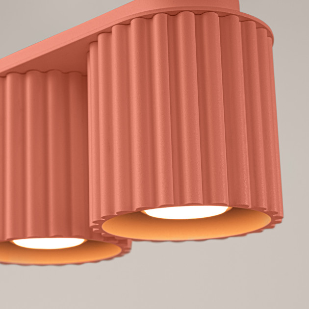 Plafonnier AURA 2 peach GU10