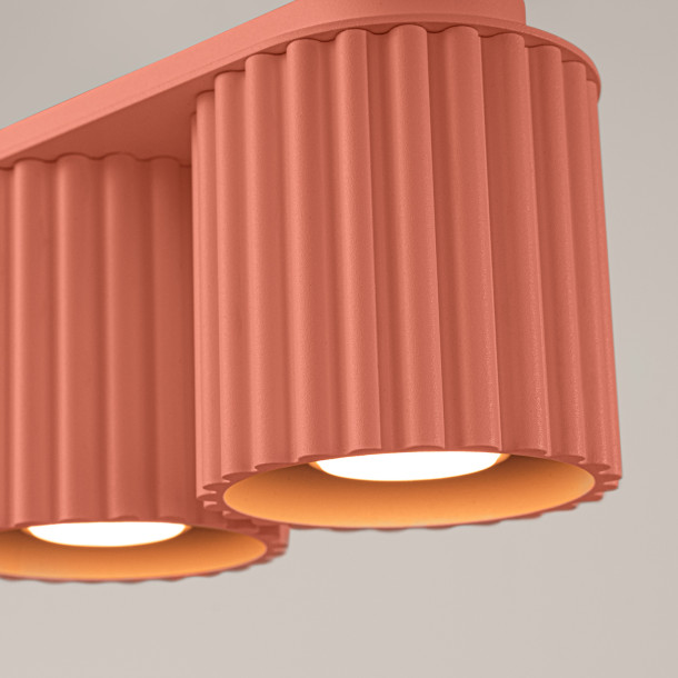 Plafonnier AURA 2 peach GU10