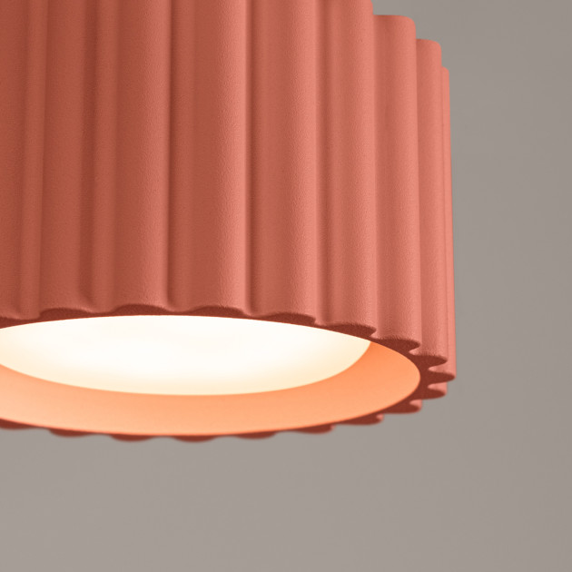 Plafonnier AURA 1 peach Gx53