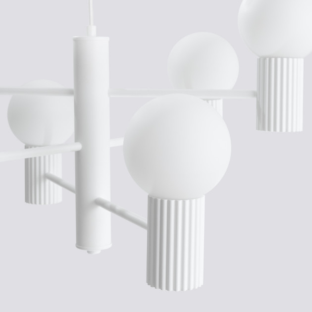 Lustre HALO 6 blanc