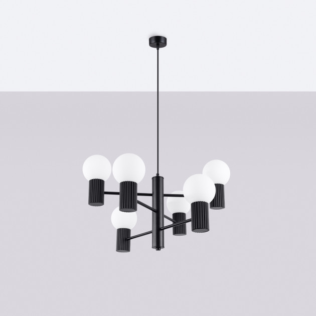 Lustre HALO 6 noir