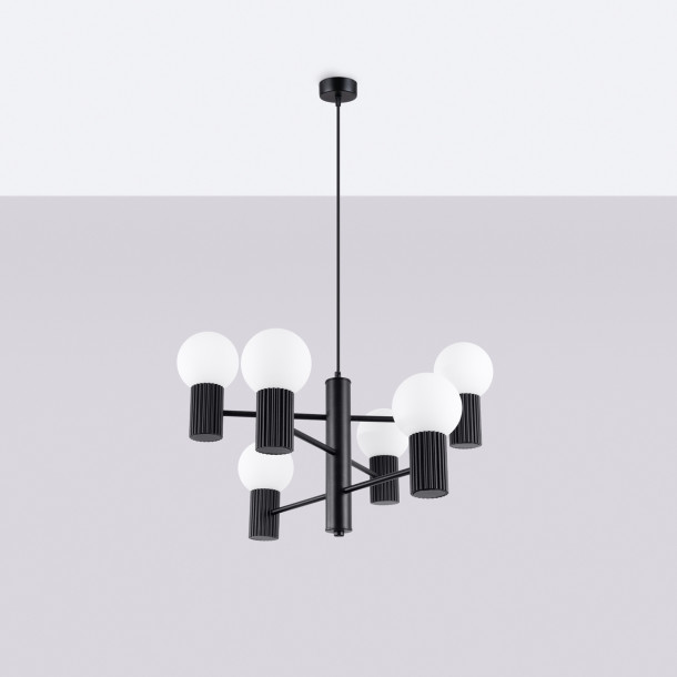 Lustre HALO 6 noir