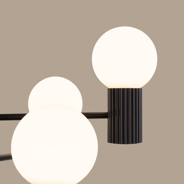 Lustre HALO 6 noir