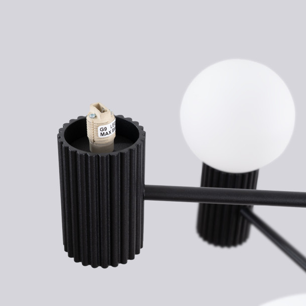 Lustre HALO 6 noir