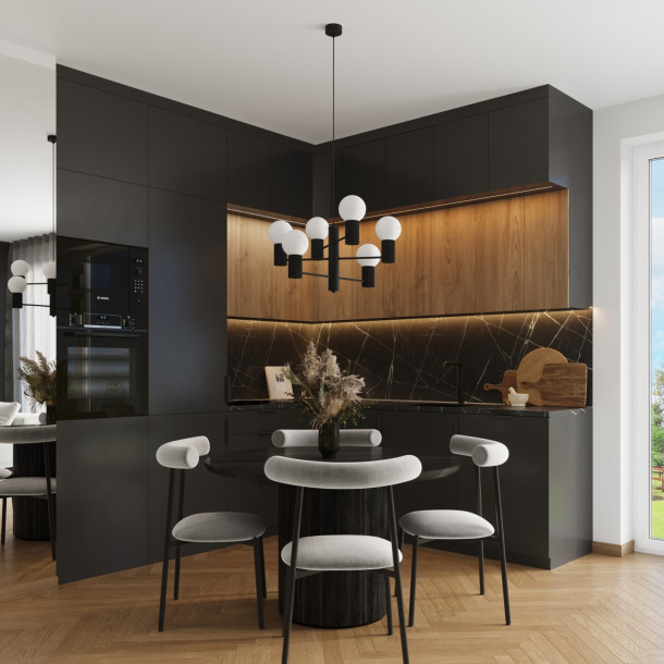 Lustre HALO 6 noir