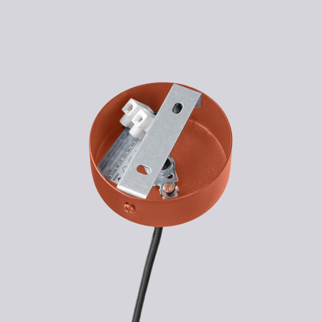 Lustre HALO 6 rouge ochra