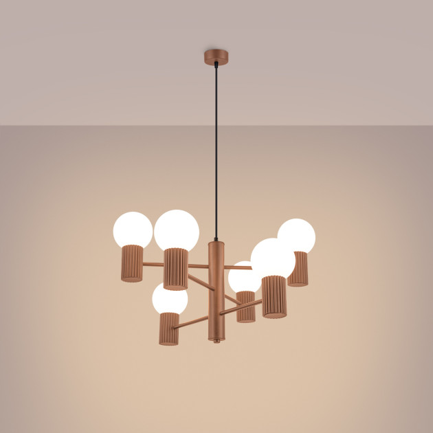 Lustre HALO 6 moka